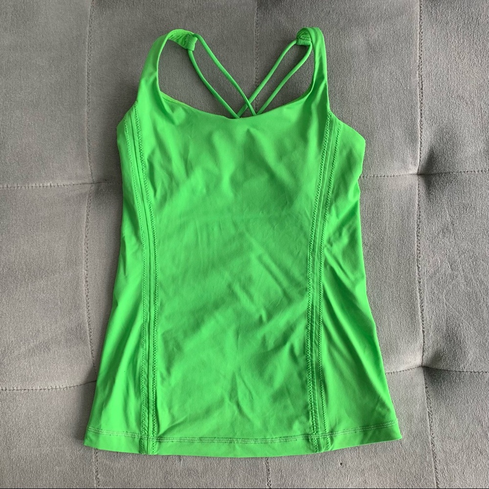 LULULEMON Tank Top Green